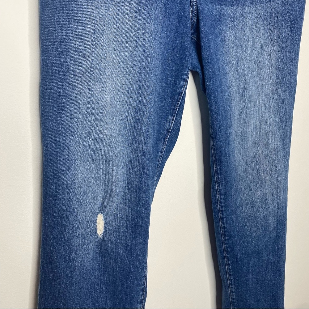 Loft Outlet Button Fly Distressed Boyfriend Jeans - Picture 5 of 10